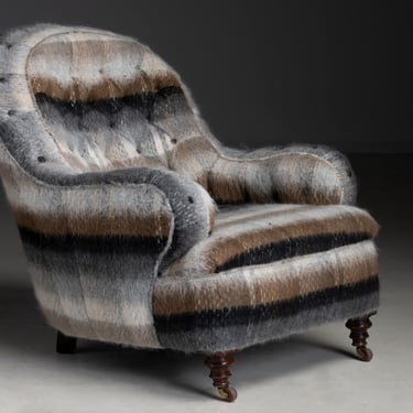 ARMCHAIR IN PIERRE FREY WOOL HOMBRE