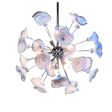 #1026 Custom Blown Glass Sputnik Chandelier