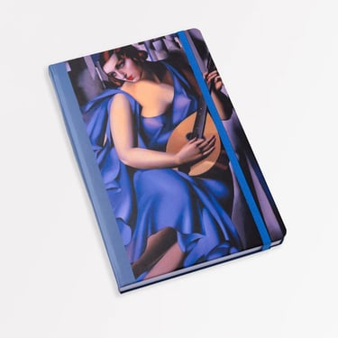 Woman in Blue with a Guitar | Journal