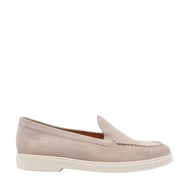 シューズ・サンダルその他 Brunello Cucinelli Brown/White Loafers with Precious Clamp Brunello Cucinelli Brown/White Loafers With Precious Clamp