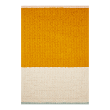 Sophie Home Ltd | Cotton Knit Stroller Pram Baby Blanket -  Citrus + Cream