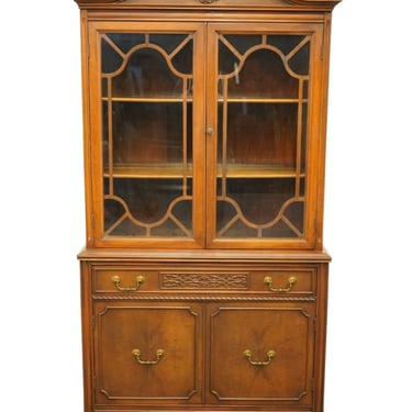 VINTAGE ANTIQUE Mahogany Italian Neoclassical Tuscan Style 37