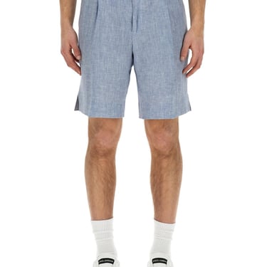 Dolce & Gabbana Men Linen Bermuda Shorts