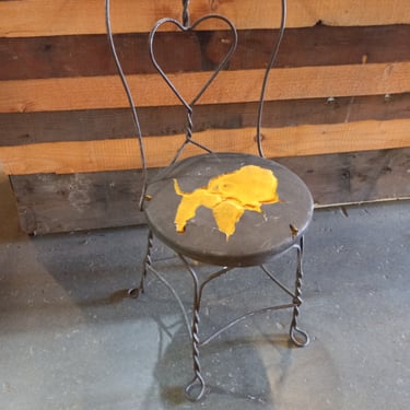 Wrought Iron Ice-cream Parlor Chair