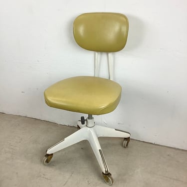 Mid-Century Modern Rolling Desk Chair 
