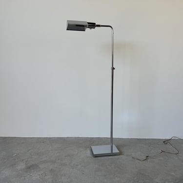 Mid-Century Koch & Lowy - OMI Adjustable  Chrome Floor Lamp 