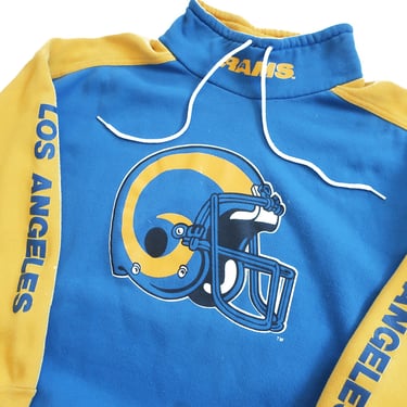 LA Rams sweatshirt / 90s Rams sweatshirt / 1990s Los Angeles Rams spell out football helmet sweatshirt Medium 