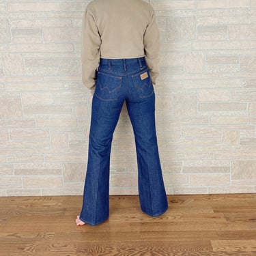 70&#39;s Wrangler Bell Bottom Western Jeans / Size 23 24 