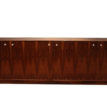 Mid Century Modern Rosewood Thin Edge Credenza in the Style of George Nelson 