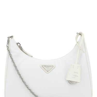 Prada Women White Re-Nylon Re-Edition 2005 Shoulder Bag