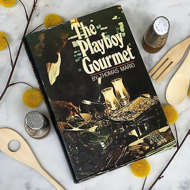 Vintage Playboy Gourmet Cookbook 1970s Retro Mid Century Modern + Thomas Mario + Hardcover + 800 Recipes + Hugh Hefner + Cooking + Recipes 