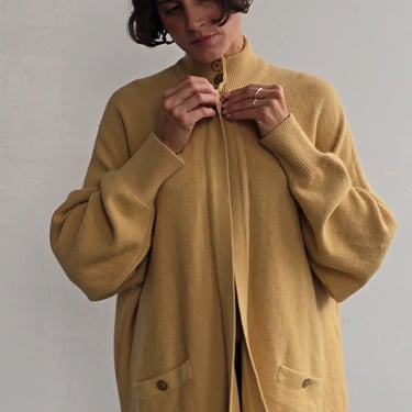 Sonia Rykiel Slouchy Mustard Cardi (L)