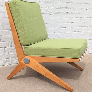 Mid Century Modern Knoll Scissor Side Chair 
