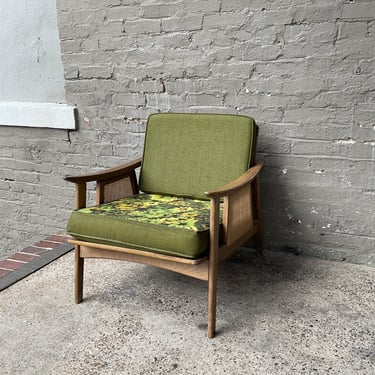 MCM Chair, Green Upholstery