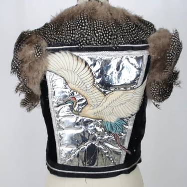 1970s Diane Freis Metallic Applique Vest*