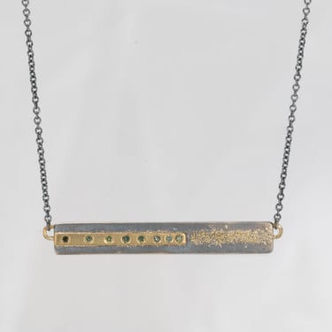 Sample Sale - Horizontal Sapphire Pendant