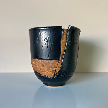 Mid-Century Organic Art Handmade Studio Pottery Planter 