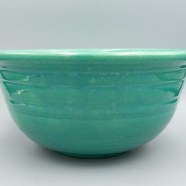 Garden City Green Mixing Bowl #5 | Vintage California Pottery Mid Century Modern Kitchenware 