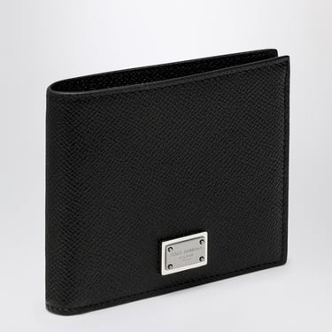 Dolce&Gabbana Black Wallet With Logo Plaque Men