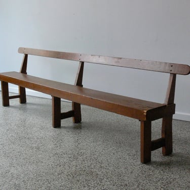 Handmade Primitive Inspired Long Bench 