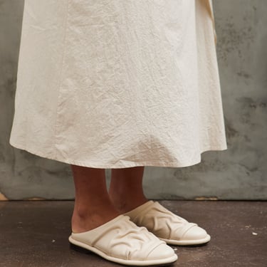 Lauren Manoogian Form Mules, Ivory