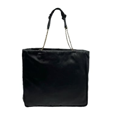 Prada Black Satin Shoulder Bag