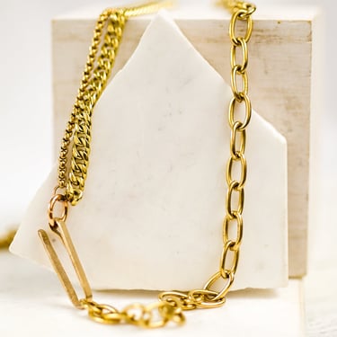 Brass Hang Necklace