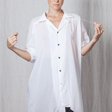 Light Viscose Oversized Shirt