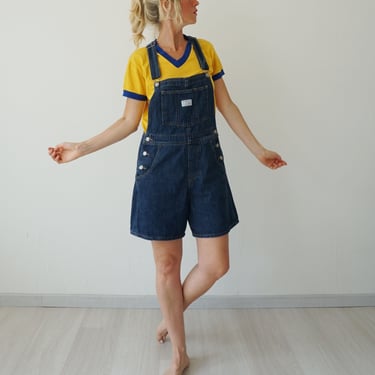 Vintage Levis Denim Overall Shorts 30