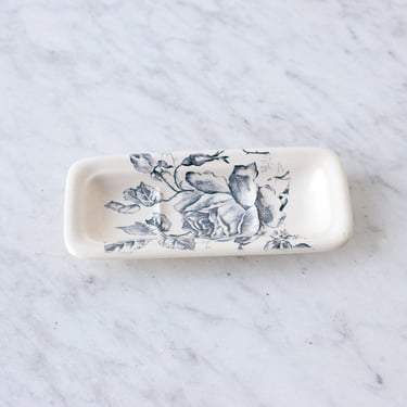 Transferware Shaving Tray