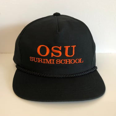 Oregon State OSU Beavers Surimi School Black Snapback