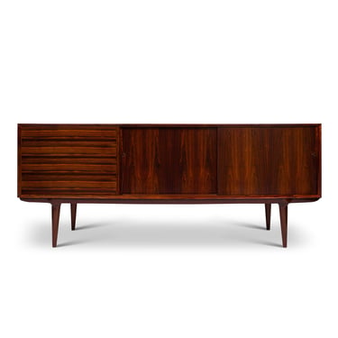 1960s Vintage Danish Gunni Omann Model 18 Credenza in Rosewood 