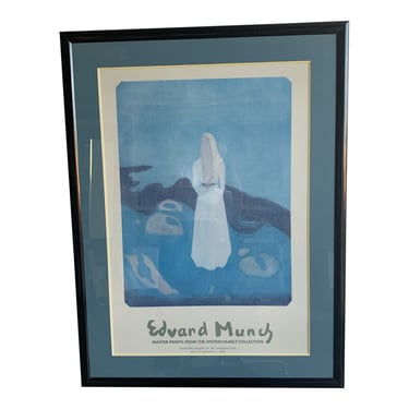 Vintage Edward Munch Art Poster 