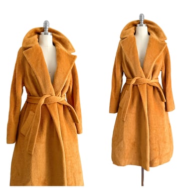 YEAR END SALE /// 60s Orange Wool Lilli Ann Swing Coat / 1960s Vintage Winter Jacket / Medium 