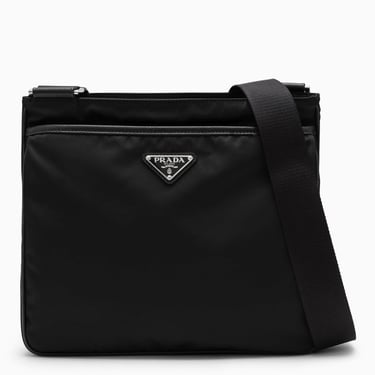 Prada Black Re-Nylon Messenger Bag Men