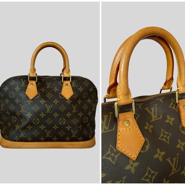 LV ALMA Vintage 1990s Louis Vuitton Handbag | 90s Monogram Canvas Leather Purse | Classic, LV 