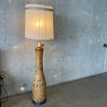 Mid Century Corked Floor Lamp