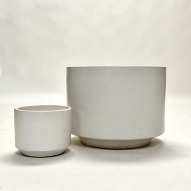Large and Small Gainey Planters