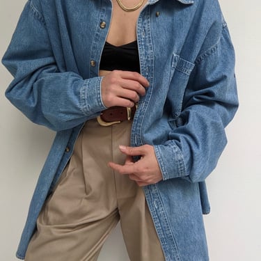 90s Denim Button Down