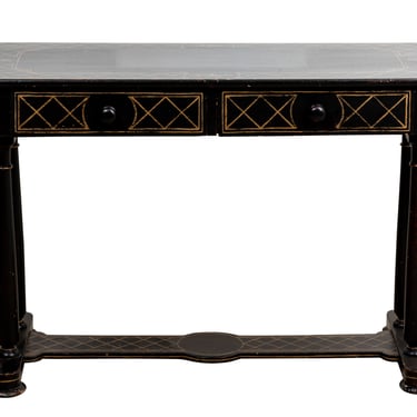 Black Painted Console Table