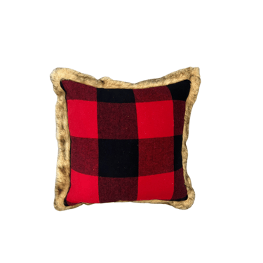 Christmas Flannel Fur Pillow
