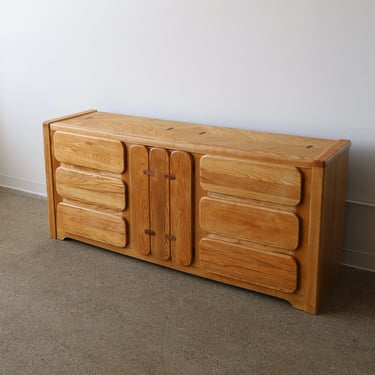 1970s Oak Lowboy