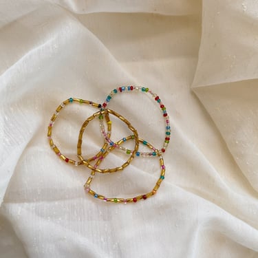 Multicolored Beaded Bracelets 