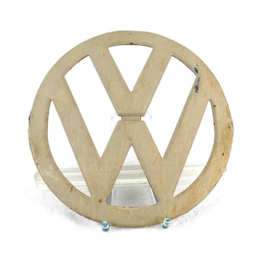VW Bulli T1 emblem original 50s 60s Samba vintage car found condition collector decoration vintage industrial design 