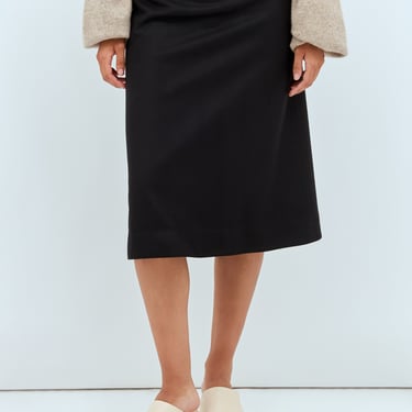 Jil Sander Women Wool Midi Skirt