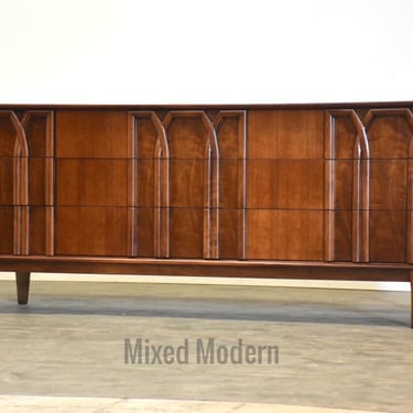 Refinished Walnut Dresser by Red Lion 