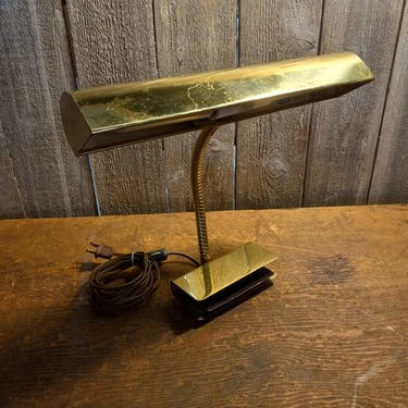 Vintage Bar Lamp with Desk Clamp 14 x 2.5 x 14