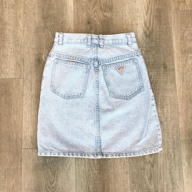 Guess Jeans Vintage Denim Skirt / Kid's 12 Waist Size 21