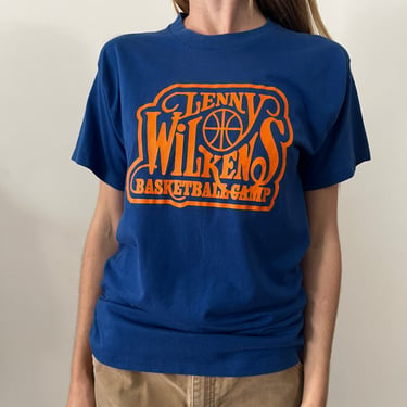 90s NIKE Lenny Wilkens Basketball Camp Knicks tee