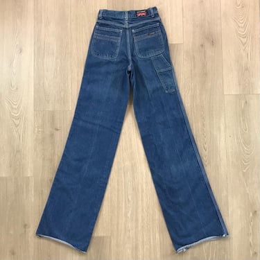 70's Vintage Brittania Wide Leg Jeans / Size 23 